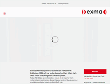 Tablet Screenshot of exma.se